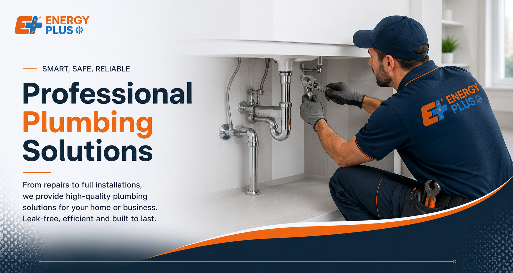 Professional plumbing installation and repair services by Energy Plus Cyprus